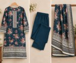 Floral Printed 3-Piece Salwar Kameez - Image 6