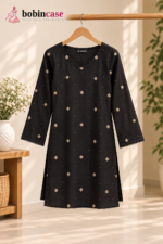Black & Mustard Elegant 3 Piece Salwar Kameez
